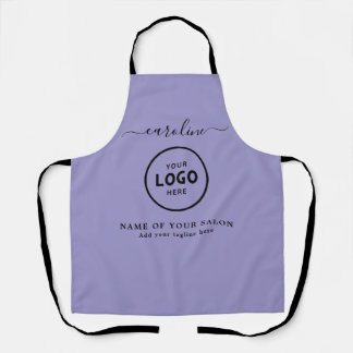 Tablier  Trendy Modern Salon Logo Apron