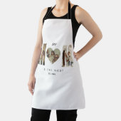 Tablier Trendy Personalized Photo MOM Heart Apron (Insitu)