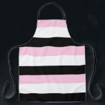 Tablier Très chic noir<br><div class="desc">Très Chic Black Très Chic Tablier rayé noir correspond à la décoration et aux modèles de cadeaux de la catégorie "Noir,  Blanc et Rose". Par celeste@khoncepts.com</div>