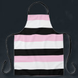 Tablier Très chic noir<br><div class="desc">Très Chic Black Très Chic Tablier rayé noir correspond à la décoration et aux modèles de cadeaux de la catégorie "Noir,  Blanc et Rose". Par celeste@khoncepts.com</div>