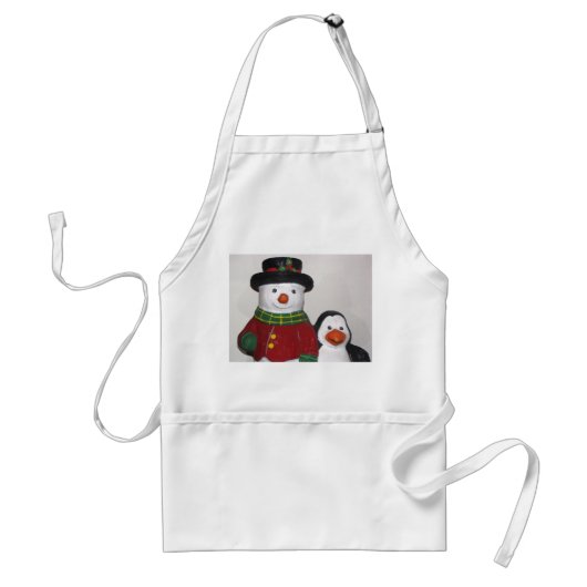 Tablier Très mignon Snowman et ami Apron (Devant)