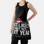 Tablier Très Probable De Fêter Jusqu'À Noël De L'Année Pro (Insitu)