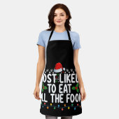 Tablier Très Probable De Manger Toute La Nourriture Famill (Porté)