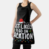 Tablier Très Probable De Partir En Vacances Famille De Noë (Insitu)