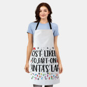 Tablier Très Probable De Pénétrer Sur Santas Lap Noël De F (Porté)