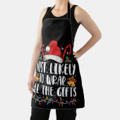 Tablier Très Probable D'Envelopper Tous Les Cadeaux Famill (Insitu)