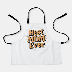 Tablier Très Unique Typographie Meilleure Maman Ever