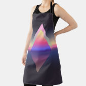 Tablier Triangle brillant. Concept Ethereum. abs futuriste (Insitu)