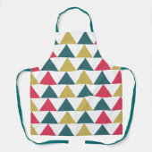 Tablier Triangle coloré géométrique Motif triangle (Recto)