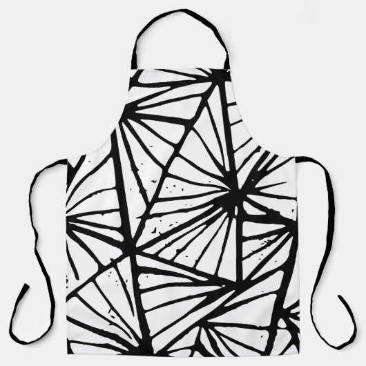 Tablier Triangles Abstraits Imprimer tout-dessus Imprimer (Recto)