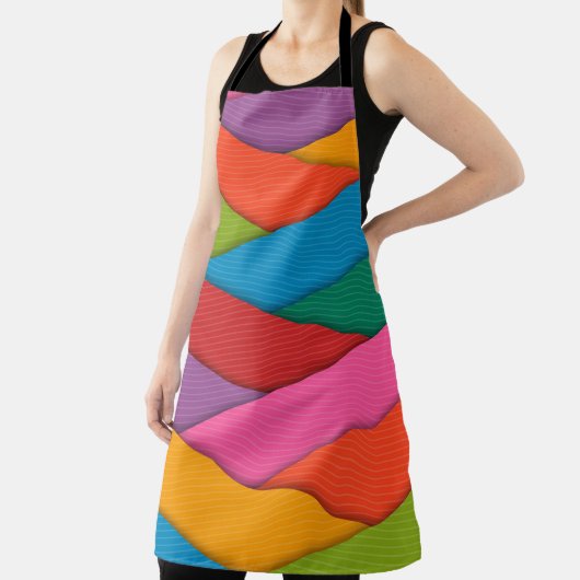 Tablier Triangles Colorés Sur Tout L'Imprimé (Insitu)