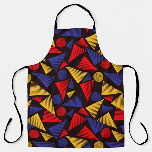 Tablier Triangles Geo tendance (Recto)