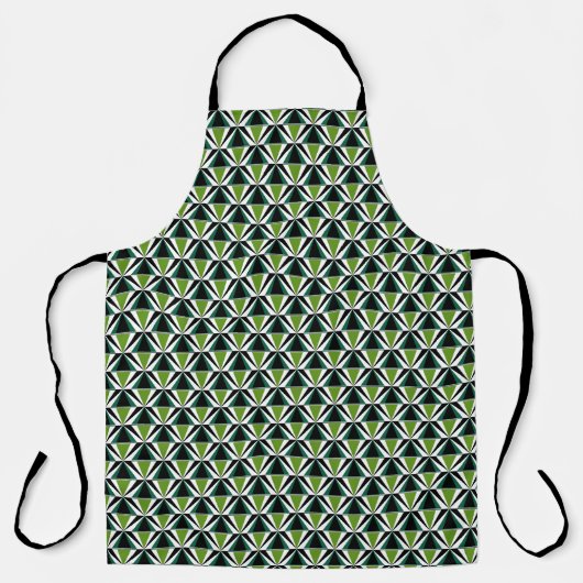 Tablier Triangles verts (Recto)
