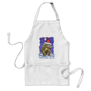 Tablier Tricératops Noël