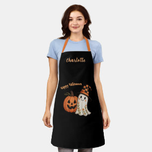 Tablier Trick or Treat Citrouille Fantôme Halloween