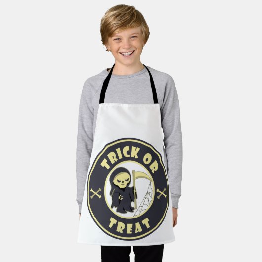 Tablier Trick ou traiter Halloween griffeur caractère (Porté)