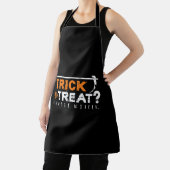Tablier Trick ou Treat Choose Wisely funny halloween (Insitu)