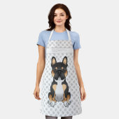 Tablier Tricolore noir Français Chien français Chien franç (Porté)