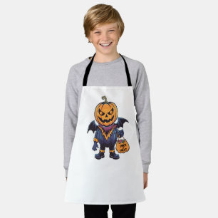 Tablier Tricoter ou traiter Joyeux Halloween