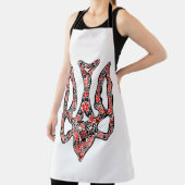 Tablier Trident de l'emblème national ukrainien tryzub sty (Insitu)