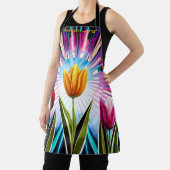 Tablier Trio de tulipes : Une explosion de beauté printani (Insitu)