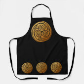 Tablier Triple Celtic Knot Swirl Mandala (Recto)
