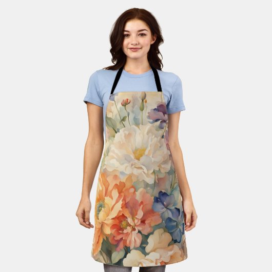 Tablier Trivet fleur sauvage (Porté)