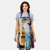 Tablier Trois ans de vie, Gustav Klimt (Porté)