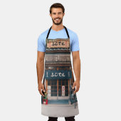 TABLIER TROIS BICYCLETTES PARKÉES DEVANT L'ÉDIFICE (Porté)