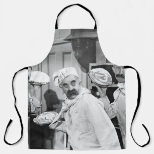 Tablier Trois chefs tenant des tartes pour une bagarre dan