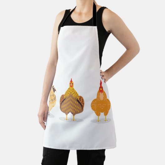 Tablier Trois mignons poulets (Insitu)