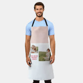 Tablier Trois photos Collage Couple | Cadeau Valentines (Porté)