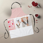 Tablier Trois photos de collection | Cadeau Valentines de 