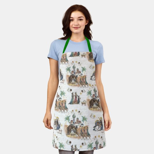 Tablier Trois rois à Bethléem (Porté)