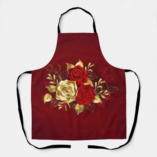 Tablier Trois Roses de bijoux (Recto)