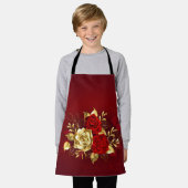 Tablier Trois Roses de bijoux (Porté)