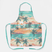 Tablier Tropical Beach Sunset (Recto)