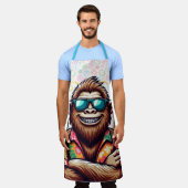Tablier Tropical/beach yeti/bigfoot (Porté)