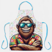 Tablier Tropical/beach yeti/bigfoot (Recto)