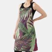 Tablier Tropical Exotic : Vert tendance sans couture (Insitu)