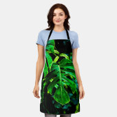 Tablier Tropical Monstera Glow – Jungle Leaf Photography (Porté)