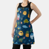 Tablier Tropical Sun All-Over Print Apron Gift (Insitu)