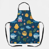 Tablier Tropical Sun All-Over Print Apron Gift (Recto)