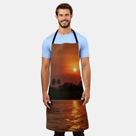 Tablier  Tropical Sunset Apron (Porté)