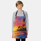 Tablier Tropical Sunset Apron (Porté)