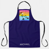Tablier Tropical Sunset Sailing All-Over Imprimer Apron (Recto)