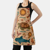 Tablier Tropical Wander All-Over Print Apron Gift (Insitu)