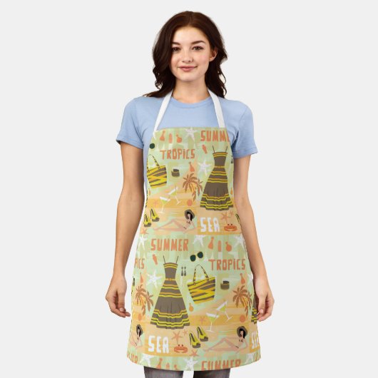 Tablier Tropiques d'été (Porté)