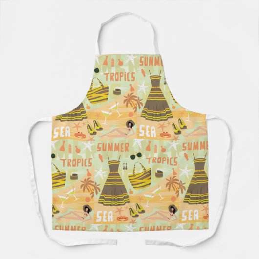 Tablier Tropiques d'été (Recto)