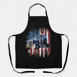 Tablier Trucker American Flag Truck Driver Truck Driver Gi